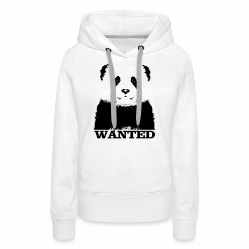 Wanted Panda - gift ideas for children and adults - Women's Premium Hoodie