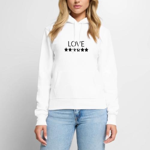 LOVE (Black font) - Women's Premium Hoodie