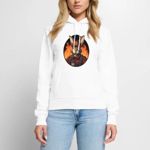 Firefighter Hare - Women's Premium Hoodie