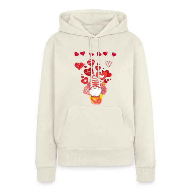 Design wrapped in love hearts, vibrating in love.
