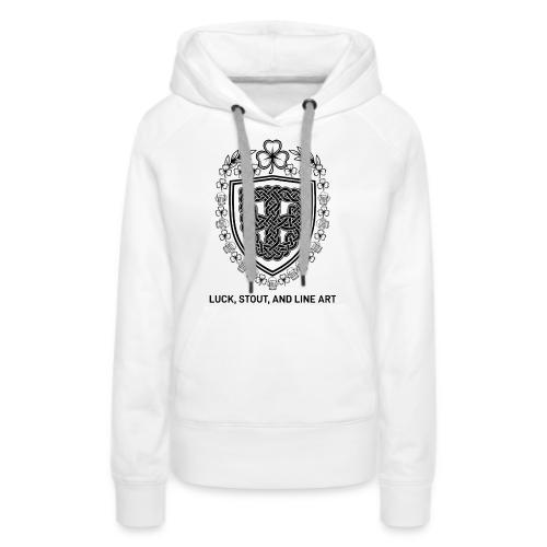 Celtic Knot T-Shirt, Symmetrical Shield - Women's Premium Hoodie