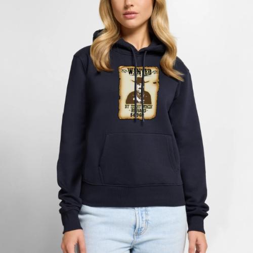 Cowboy Ox-Mad Wanted Poster! - Women's Premium Hoodie