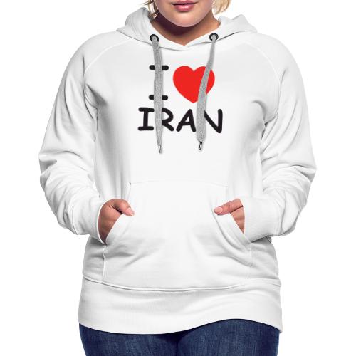 I Love IRAN - Women's Premium Hoodie