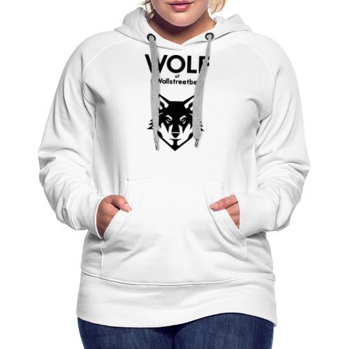 Wolf of Wallstreetbets - Women's Premium Hoodie