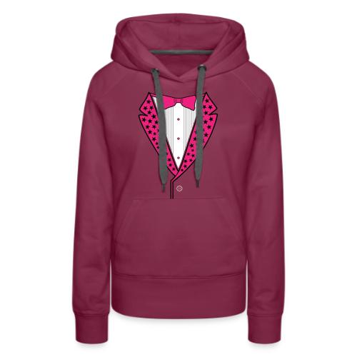 PINK STAR TUXEDO - Women's Premium Hoodie