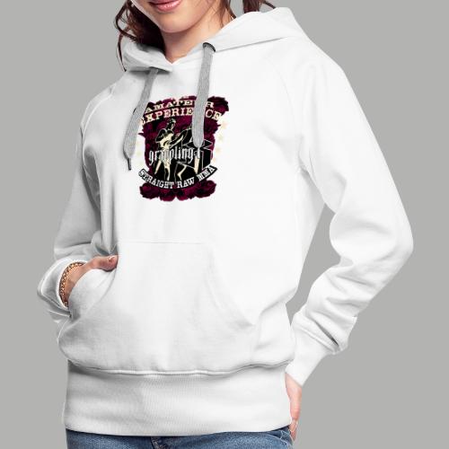 Grappling X Straight Raw MMA - Women's Premium Hoodie