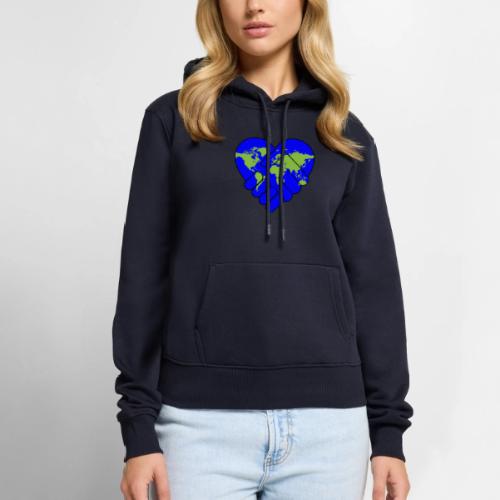 World United in Love - Women's Premium Hoodie