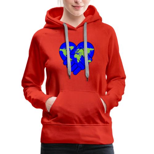 World United in Love - Women's Premium Hoodie