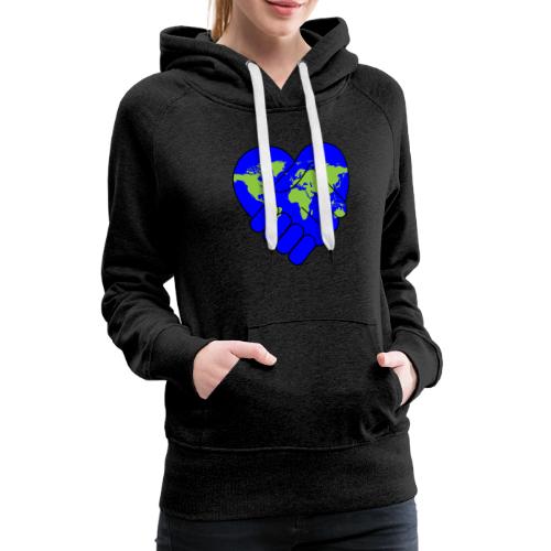 World United in Love - Women's Premium Hoodie
