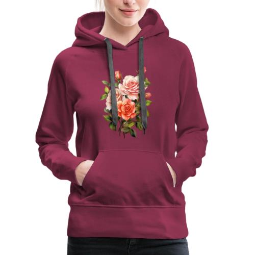 Pink Roses - Women's Premium Hoodie