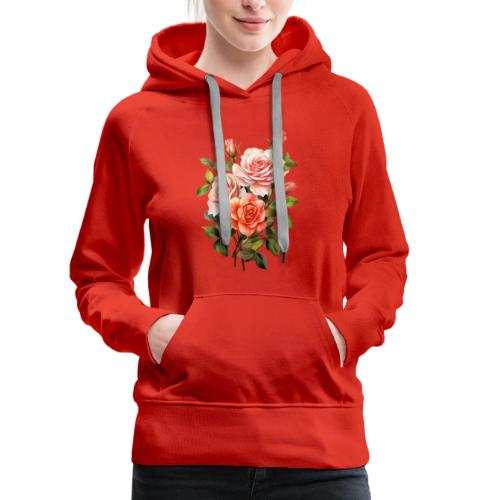 Pink Roses - Women's Premium Hoodie