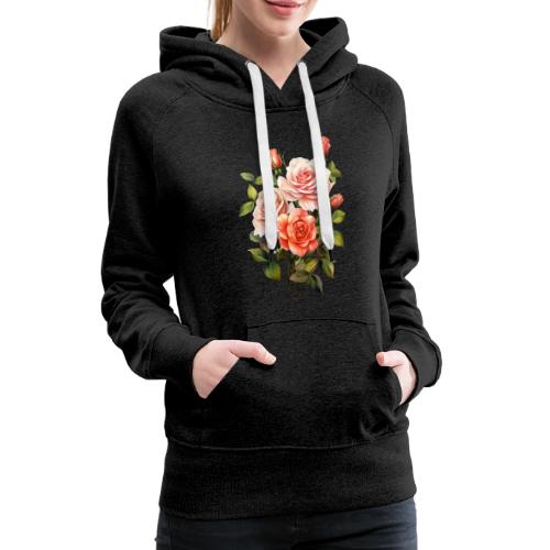 Pink Roses - Women's Premium Hoodie