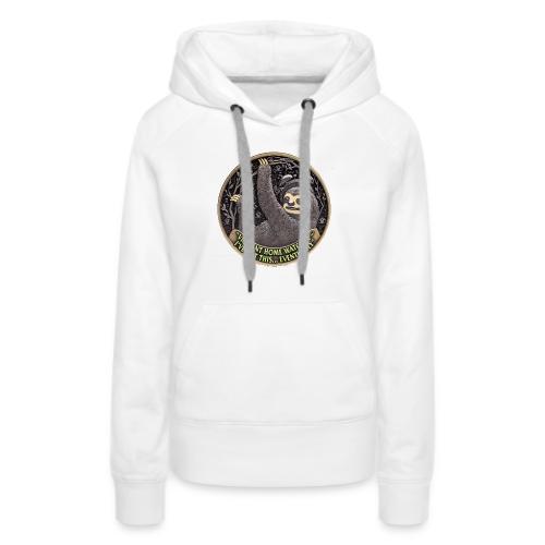 Sloth Home Watcher T Shirt - Women's Premium Hoodie