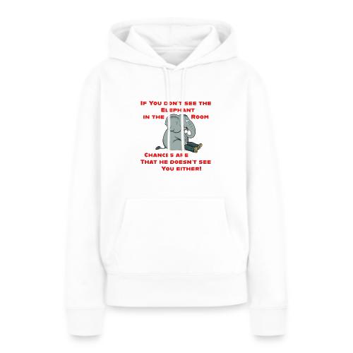 Elephant in the Room Meme - Women's Premium Hoodie