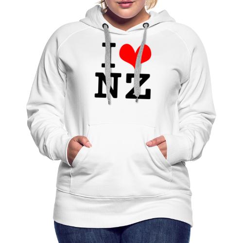 I Love NZ - Women's Premium Hoodie