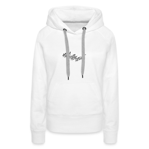 HDM Miner Music Network T-Shirt White - Women's Premium Hoodie