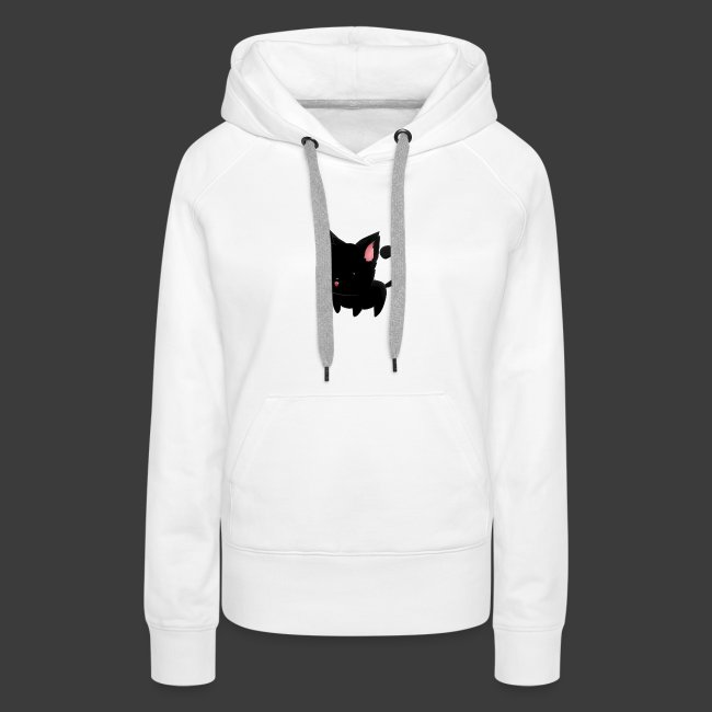 black cat hoodie