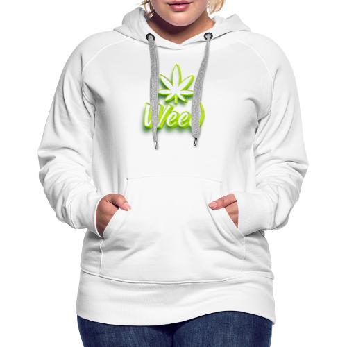 Cannabis Weed Leaf - Marijuana - Customizable - Women's Premium Hoodie