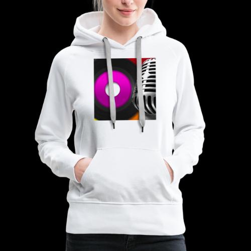 Record & Microphone For Audiophiles - Women's Premium Hoodie