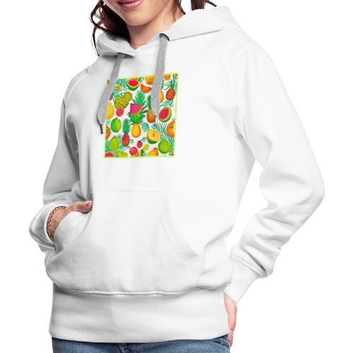 Padaist Tropical Fruits - Women's Premium Hoodie