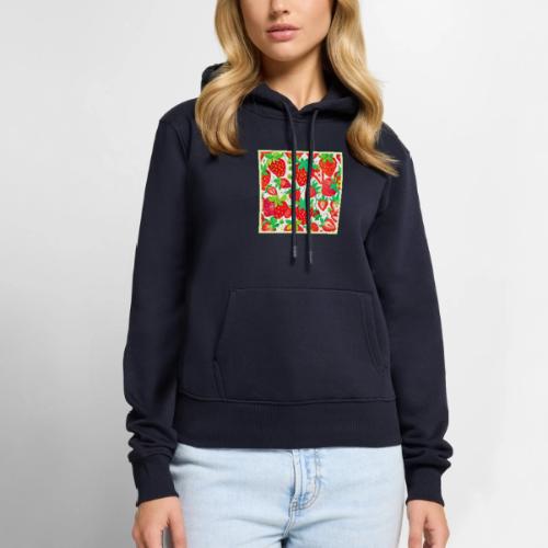 Strawberry Swirl Pattern - Women's Premium Hoodie