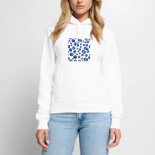 Fresh Blueberry Pattern - Women's Premium Hoodie