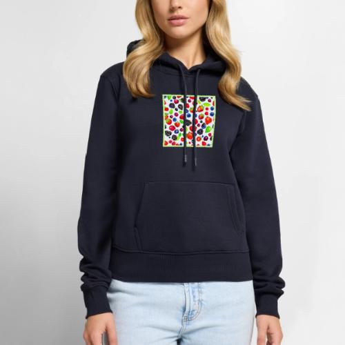 Berry Burst: Fruity Pattern - Women's Premium Hoodie