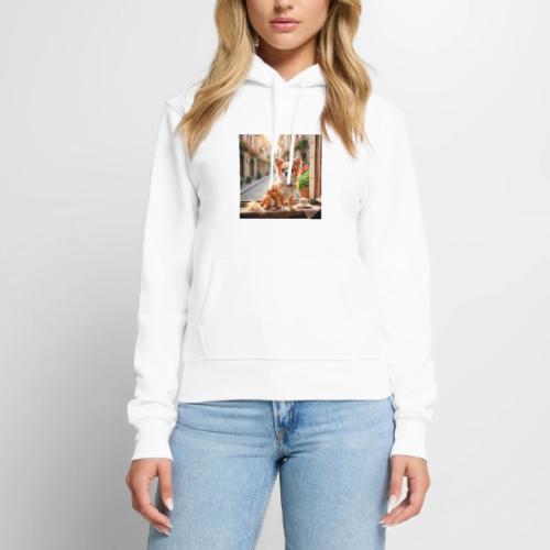 Morning coffee Chihuahua - Women's Premium Hoodie