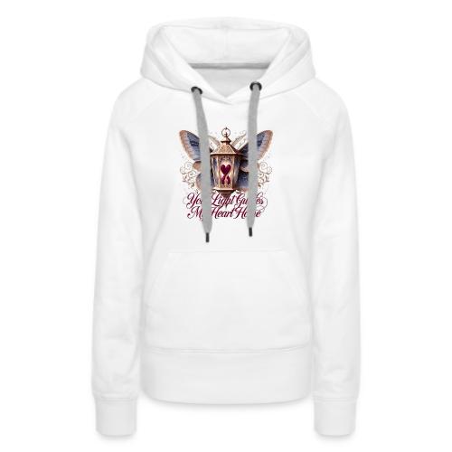 Your Light Guides My Heart HomeGifts T-Shirt - Women's Premium Hoodie