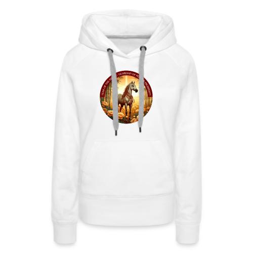 Year of the Horse Guardian T Shirt, Lunar New Year - Women's Premium Hoodie