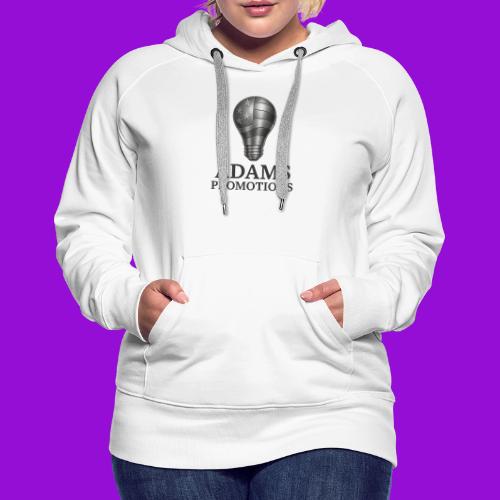 Adams Promotions Brushed Steel light Logo - Women's Premium Hoodie