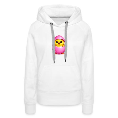 Easter Chick Pink - Women's Premium Hoodie