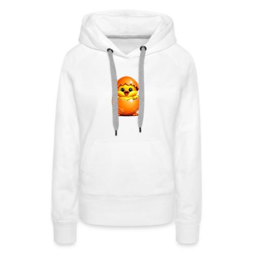 Easter Chick Orange - Women's Premium Hoodie