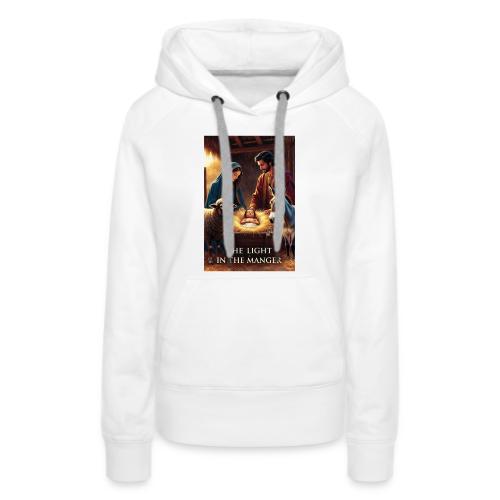 Nativity Manger T-Shirt - Women's Premium Hoodie