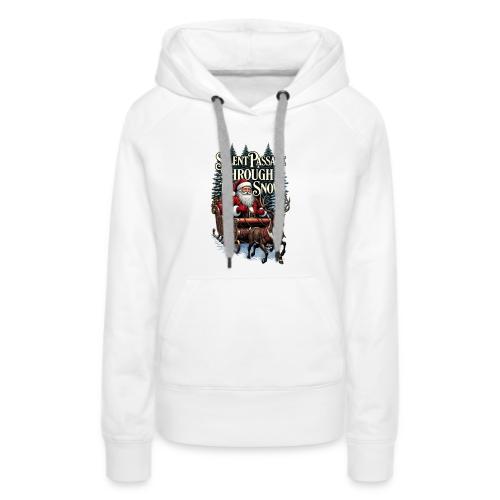 Nostalgic Santa T-Shirt - Women's Premium Hoodie