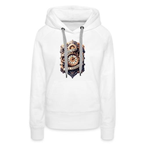 Ornate Clockwork T-Shirt - Women's Premium Hoodie
