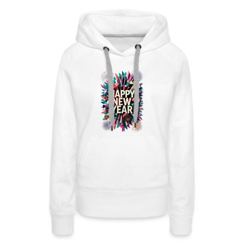 New Year's Party Horn T-Shirt - Women's Premium Hoodie