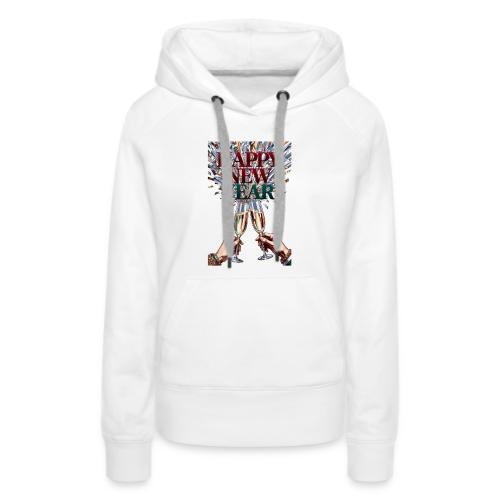 Toasting Hands T-Shirt Confetti Shower Premium - Women's Premium Hoodie