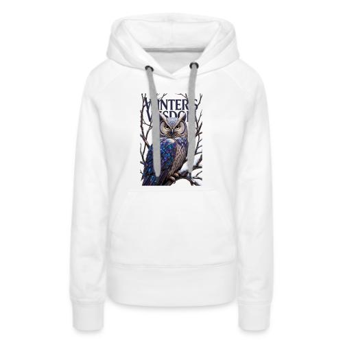 Crystalized Forest Owl T-Shirt - Women's Premium Hoodie