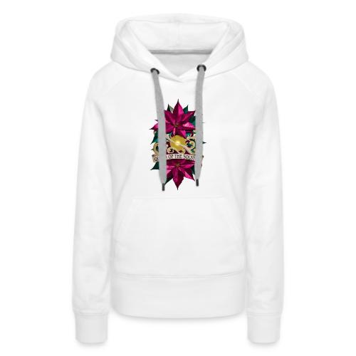 Queen of the Solstice Poinsettia T-Shirt - Women's Premium Hoodie