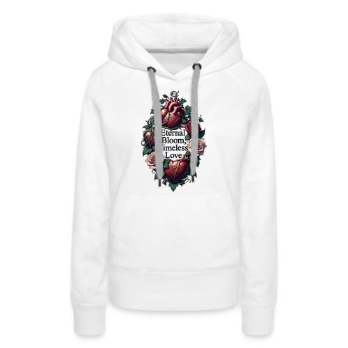 Eternal Bloom Timeless Love Entwined Hearts T-Shir - Women's Premium Hoodie