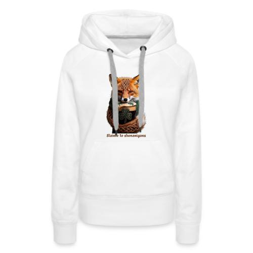 Sly Emerald Fox Toast T-Shirt - Women's Premium Hoodie