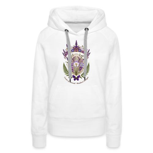 Spring Meadow Crown Tee, Cottagecore Renewal Gift - Women's Premium Hoodie