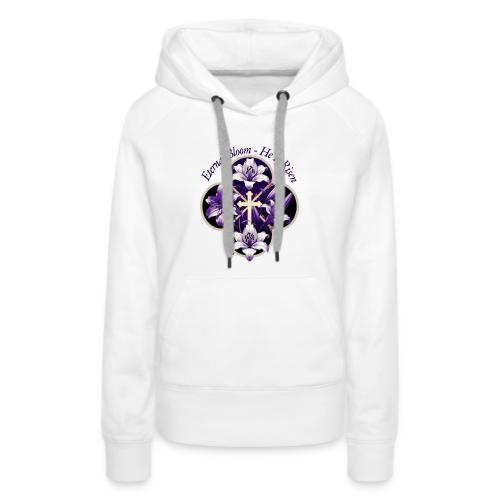 Easter Eternal Bloom Lily Crown T Shirt, Gift - Women's Premium Hoodie