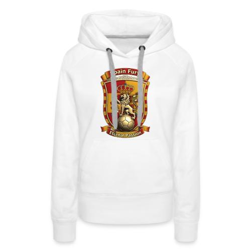 Spain Lion Fury T-Shirt, Spanish Crest Gift - Women's Premium Hoodie