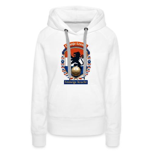 Netherlands Lion Premium T-Shirt, Dutch Flag Gift - Women's Premium Hoodie