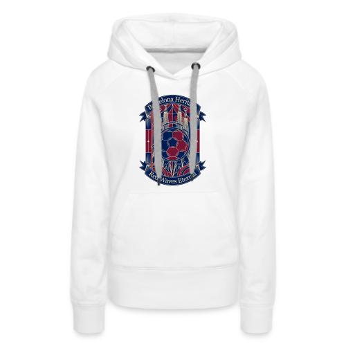 Barcelona Red Heritage T Shirt, Barsa fan Gift - Women's Premium Hoodie