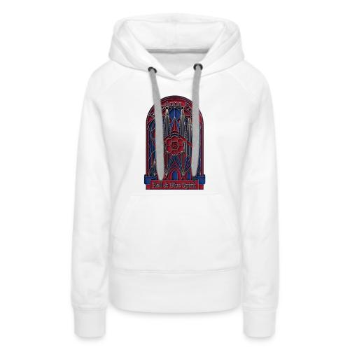 Barcelona Scarlet Pride T Shirt, Vibrant City Gift - Women's Premium Hoodie