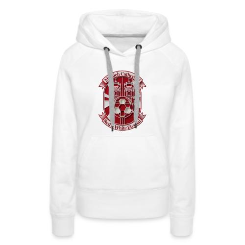 Munich Cathedral T Shirt, German Football Fan Gift - Women's Premium Hoodie