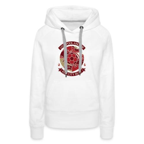 Liverpool Anchor T Shirt, Soccer City Pride Gift - Women's Premium Hoodie